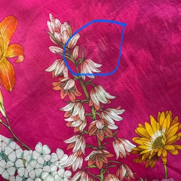 JOHNNY WAS GOLDEN BOUQUET BIAS MAXI DRESS Sz M - Picture 14 of 15